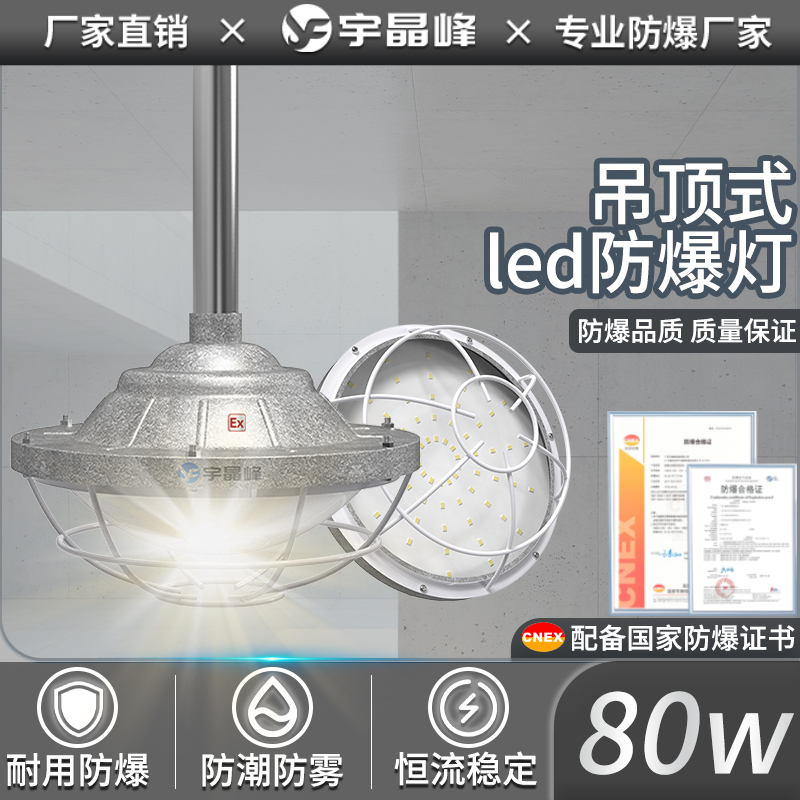 吊顶式防爆灯-80w