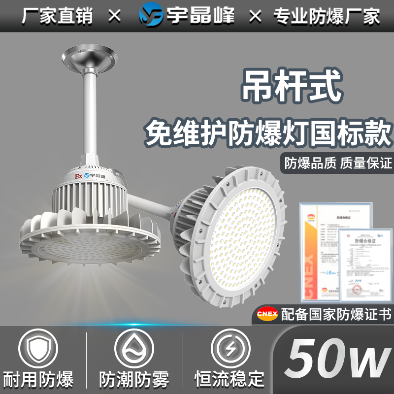 吊杆式免维护防爆灯国标款-50w